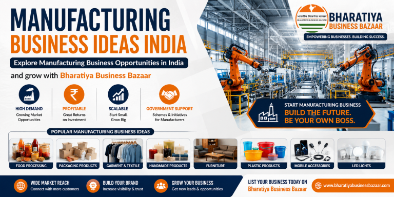 Manufacturing Business Ideas India | Bharatiya Business Bazaar