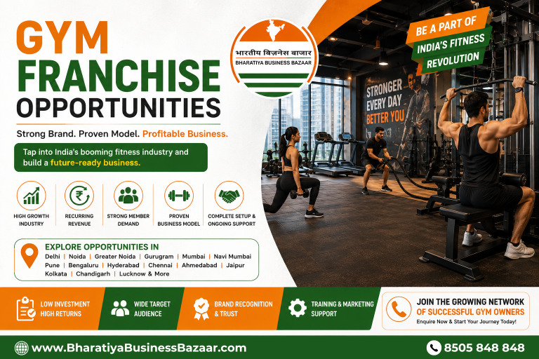 Gym Franchise Opportunities in India: Build a Successful Fitness Business