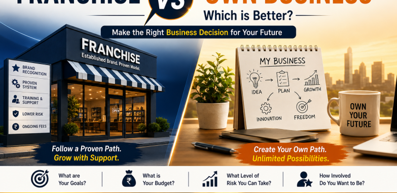 Franchise vs Own Business – Which is Better? A Complete Guide for Indian Entrepreneurs
