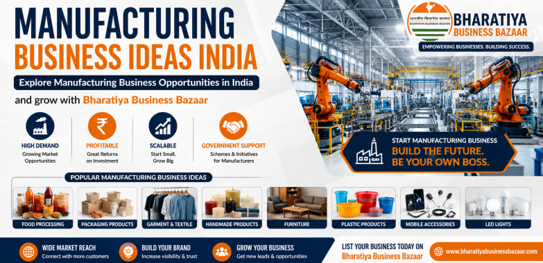 Manufacturing Business Ideas India | Bharatiya Business Bazaar